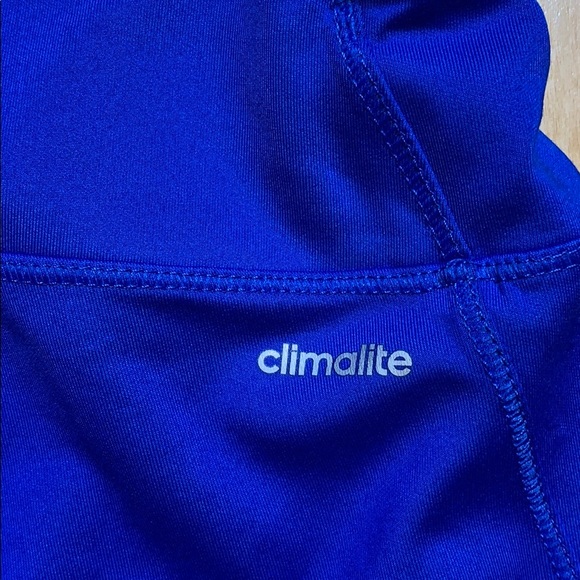 Blue Adidas cropped leggings - Picture 3 of 4